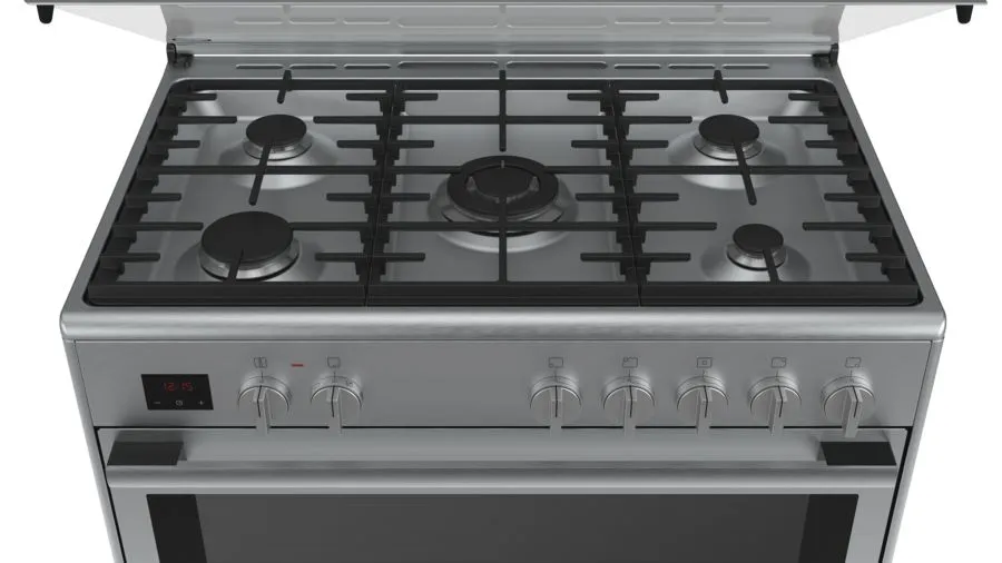 Serie | 8 Духовой шкаф Dual fuel range cooker нержавеющая стальHSB738257M#3