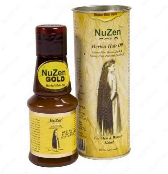 Лечебное травяное масло для роста волос Nuzen gold oil#3
