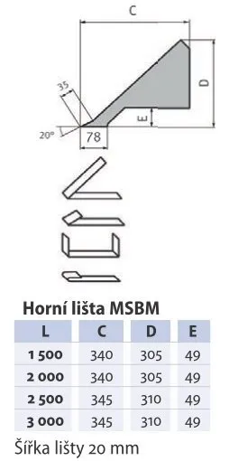 Листогиб электро-механический Metallkraft HSBM 2020-20 SH#3