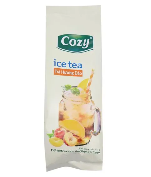 Растворимый чай со вкусом персика Ice tea Cozy, 400 гр#1