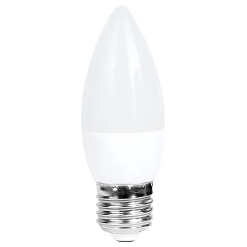 Лампа LED C37 6W 520lm E27 5000K NEW 100-265V#1