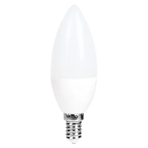 Лампа LED C37 6W 470LM E14 2700K / 3000K (ECOLITE) 100#1