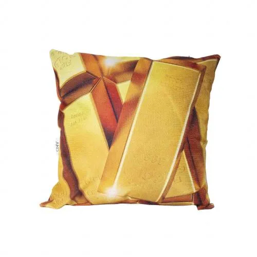 AIKO Подушка золотисто коричневая#1