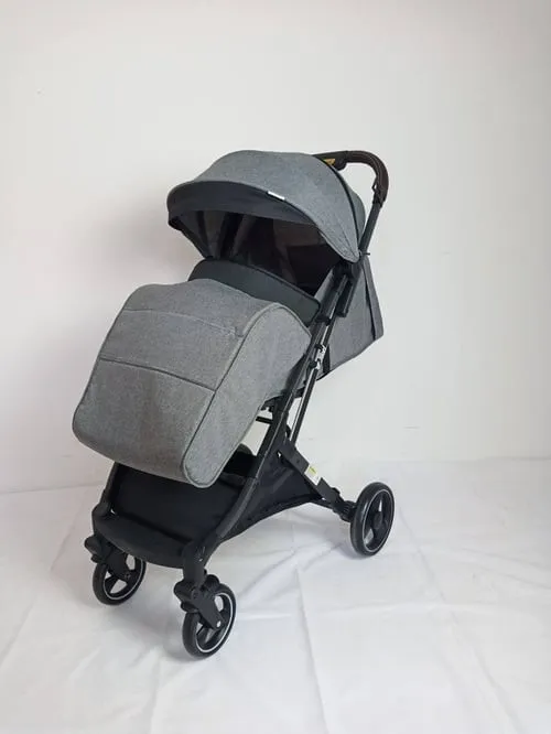 Складная коляска для новорожденных grey#1