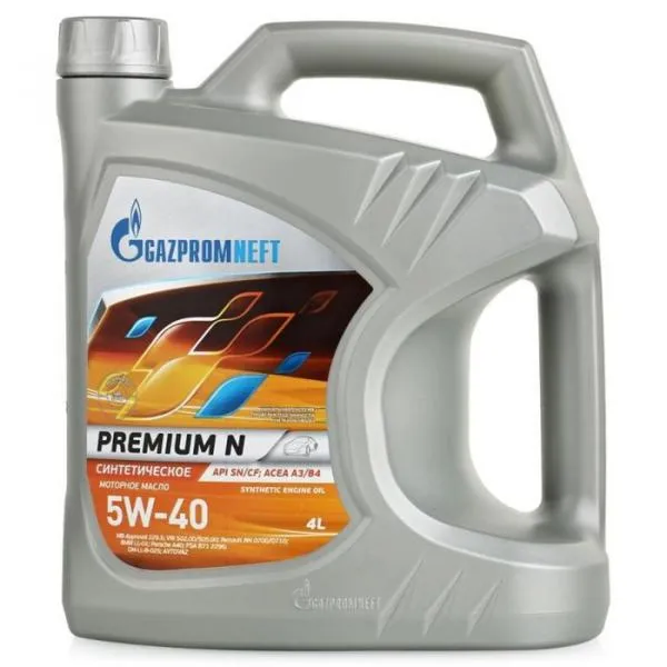 Моторное масло Gazpromneft Premium 5W40, 4 литра#1