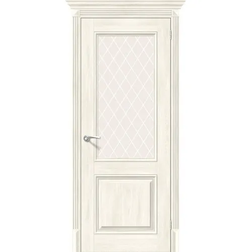 Межкомнатная дверь Классико-33 Nordic Oak White Crystal#1