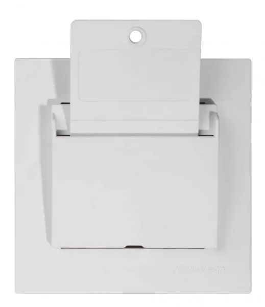 Карточный выключатель, с задержкой отключения, белый цвет Energy Saver#1