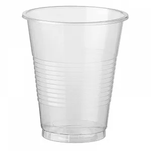 Одноразовые питьевые пластиковые стаканы 350 мл. прозрачный (морс/квас)#1