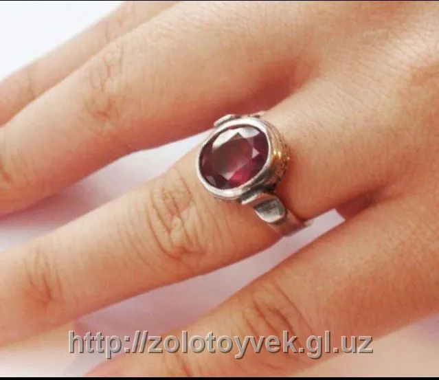 Серебряное кольцо с камнем на заказ#1
