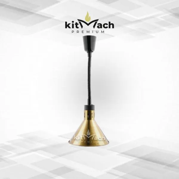 Телескопическая тепловая лампа Kitmach A6512-13 (270 мм) (золото)#1
