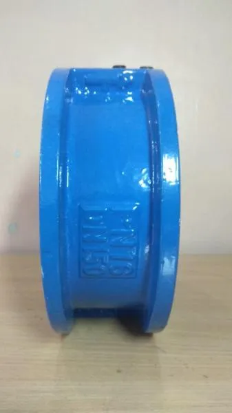 Клапан чугунный обратный 2-х дисковый Ду 150 PN 16 стяжной ЧАЗ#3