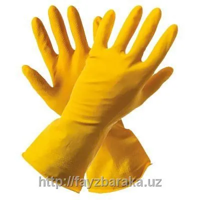 Резиновые перчатки хозяйственные#1