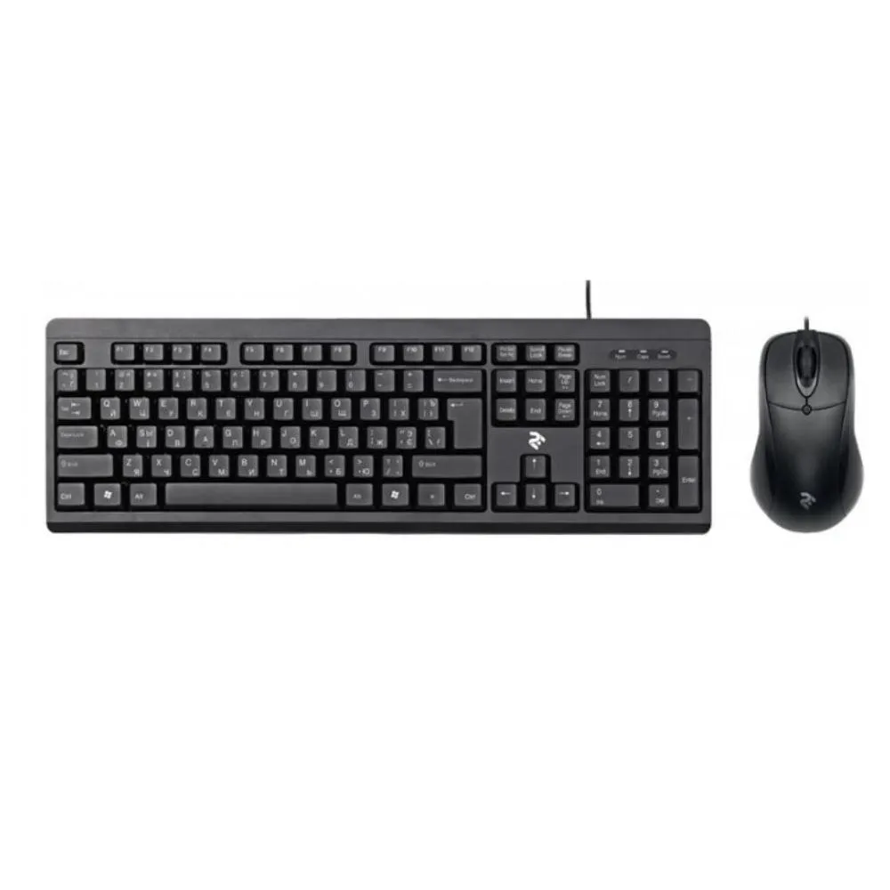 Комплект клавиатура+мышь MK401 USB Black 2E-MK401UB#1