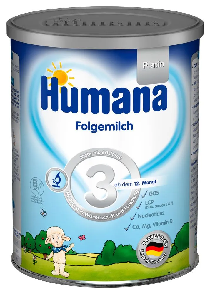 Humana Platin 3 Последующая смесь 350 гр#1