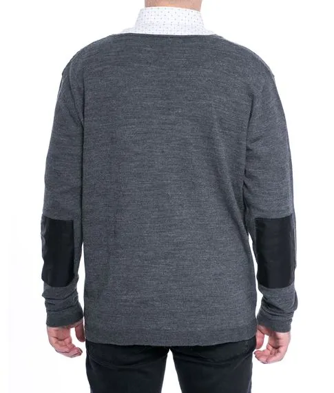 Пуловер Cons Jeans темно-серый#3