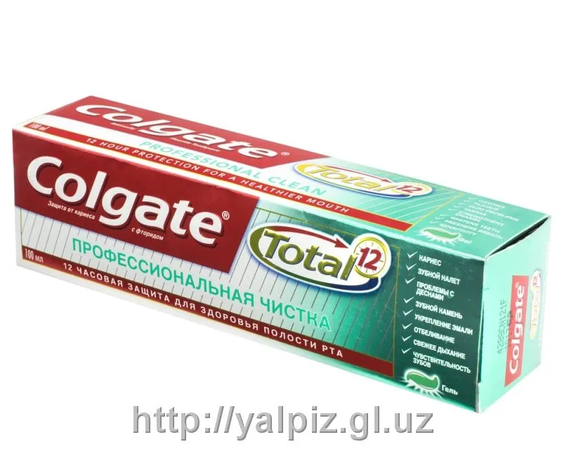 Зубная паста-гель Colgate TOTAL 100 мл#1