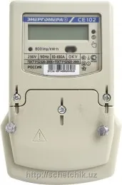 Энергомера CE-102 AKV 5-60A Счетчик электроэнергии однофазный#1