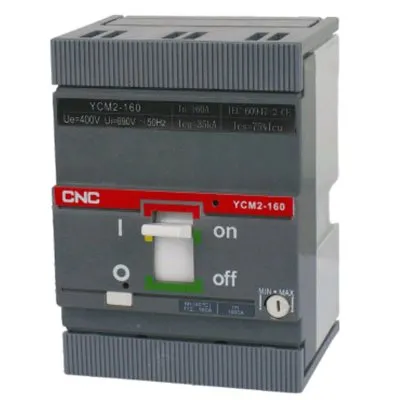 Автоматический выключатель YCM2-160S 3P 160A#1