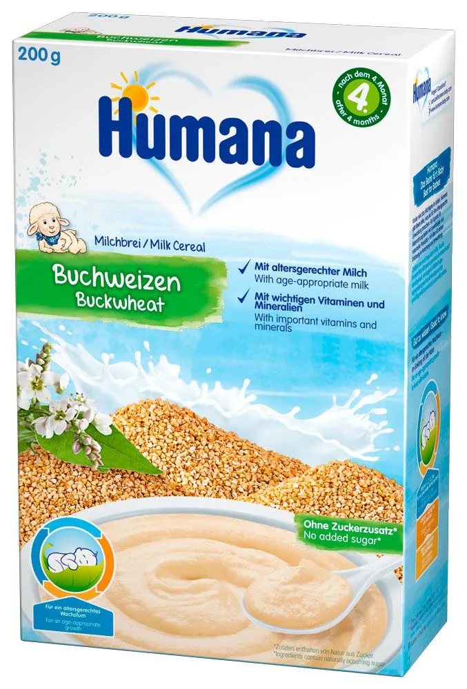 Humana Молочная гречневая каша 200г с 4 месяцев#1