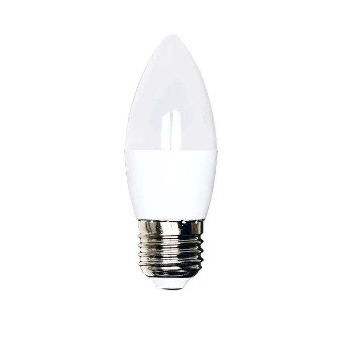 Лампа LED C37 6W NEW 520LM E27 6000K 175-265V (ECOL)#1