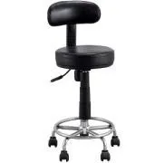 Кресло врача - С регулировкой, без спинки SKE016 (кожаный стул, со спинки)