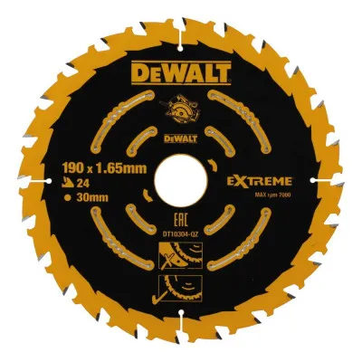 Пильный диск по дереву DEWALT, DT10302-QZ, EXTREME, 184 х 16 мм, 24 зуба