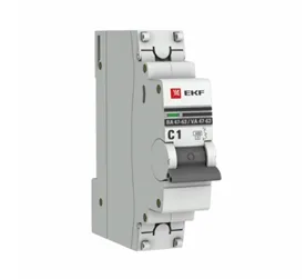 Автоматический выключатель 1P  1А (C) 4,5kA ВА 47-63 EKF PROxima
