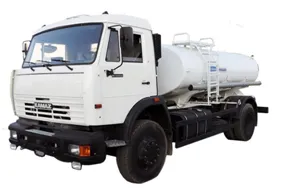Автомобиль водовоз объемом 7,5м3 питьевой воды на базе шасси Камаз 43253-1010-15 4х2