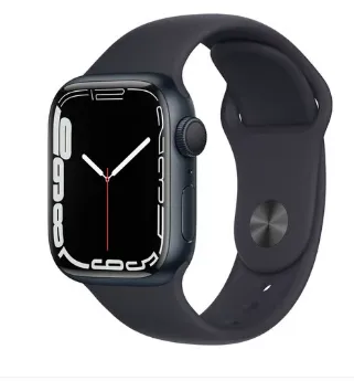 Smart soat Apple Watch Series 7 GPS 45 mm Midnight alyuminiy korpusli sport bandi