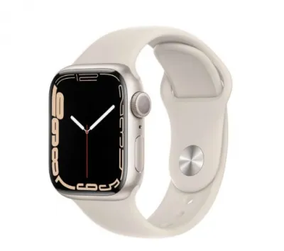 Apple Watch Series 7 45 mm alyuminiyli sport tasmali, yorqin yulduz