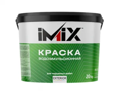 IMIX краска водоэмульсионная "EXTERIOR" 20 кг