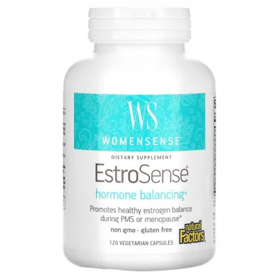 эстросенс, гормональный баланс, 120 вегетарианских капсул