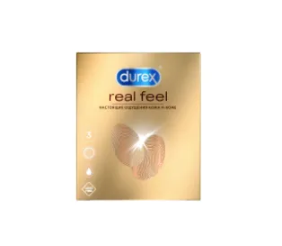 Durex Real Feel Prezervativlari №3 (Sintetik Lateks)