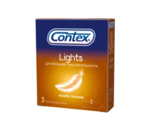 Contex Lights №3 prezervativ (juda yupqa)