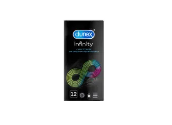Prezervativlar Durex Infinity № 12 (anestetik bilan)