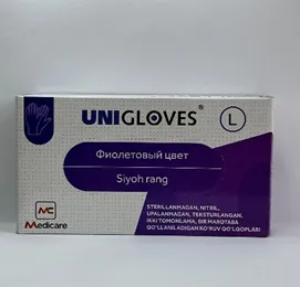 Медицинские одноразовые перчатки нитриловые UNIGLOVES