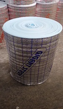 Теплоизоляционные материалы синтепон с фольгой: 5 мм, ширина: 1 м, длина: 50 м