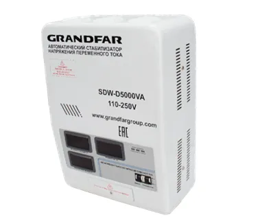 Стабилизатор напряжения GRANDFAR SDW-D5000VA 110-250V