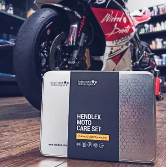 Набор для ухода за мотоциклом – защита одежды и шлема HENDLEX MOTO CARE SET