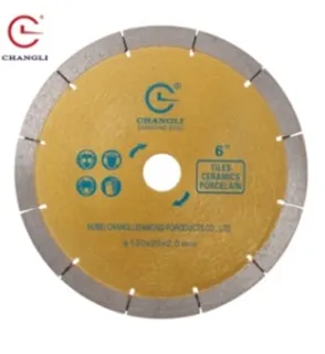 Отрезной диск с рабочей частью из стали для резки керамики Φ 150 mm - 2.0
