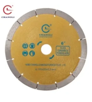 Отрезной диск с рабочей частью из стали для резки керамики Φ 180 mm *22.23