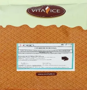 ND PRIME muzqaymoq tayyorlash uchun quruq aralash "Vita Ice-Premium" - "Shokolad"