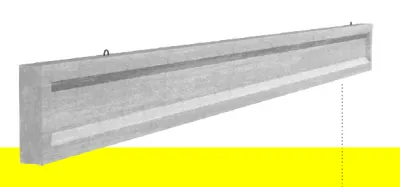 Temir-beton bir qavatli truss nurlari turi bsp