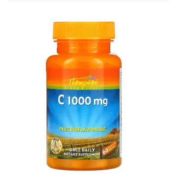 Vitamin C Tompson, 1000 mg, 60 kapsula