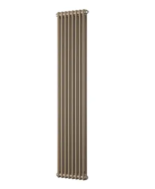 Трубчатый стальной радиатор 1800х440 мм 9 секций, бежевый/cappuccino (c42)