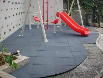 Резиновая разноцветная плита "Rubber Max Sport" для детской площадки (1000 х 1000 х 12 мм)