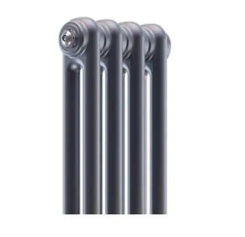 Po'lat quvurli isitish radiatori RIFAR TUBOG, pastki markaziy ulanish termostatik klapansiz, (titan rangli), 10 qism, 2-model