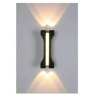 Светодиодный уличный настенный светильник LED Q210-4 (4 лампы) BLACK 30
