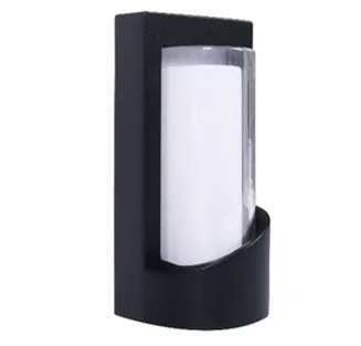 Светодиодный уличный настенный светильник SMD 9001A 7W BLACK 3000K (TEKLED)
