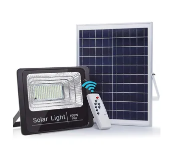 Светодиодный прожектор на солнечных батареях c датчиком движения RKU LED SOLAR PANEL 100W 10V/35W 2300LM 6500K